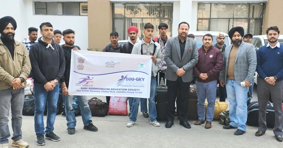 Youth sent to Jalandhar for training under Deen Dayal Upadhyaya Grameen Kaushal Yojana